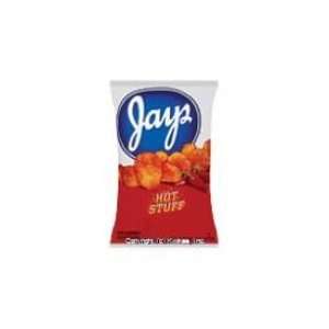 Jays Hot Stuff Potato Chips 1 oz Bags SNY01700  Grocery 