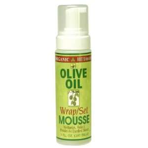  Organic Root Stimulator Olive Oil Wrap/Set Mousse Case 
