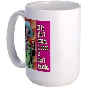  Drum n Bass Music Large Mug by  