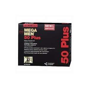  GNC Mega Men 50 Plus Vitapak, Packs, 30 Ea Health 