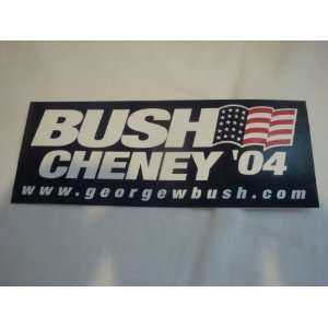  Bush Cheney 04 Bumper Sticker 