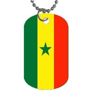  Senegal Flag Dog Tag 