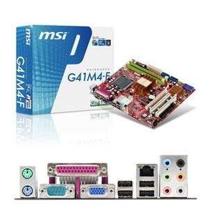 MSI, mATX G41 LGA775 X4500 DDR2 (Catalog Category Motherboards 