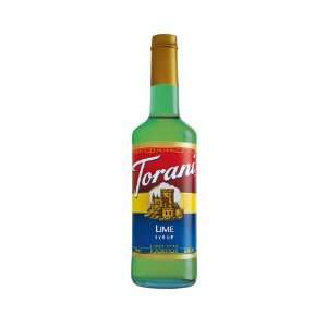 TORANI LIME, CS 12/750ML, 03 0094 (TORANI) R TORRE AND CO TORANI 750ML 