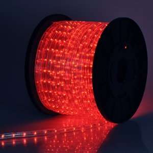  2 150 Red 2 Wire Decorative Home Outdoor Led Rope Light 