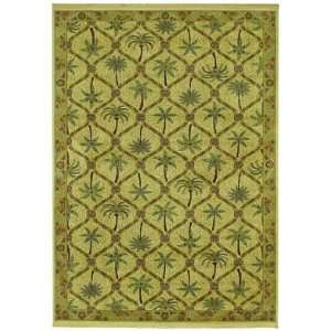   Palm Patches Beige 03100 3 10 x 5 9 Area Rug