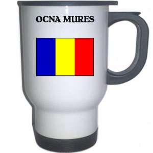  Romania   OCNA MURES White Stainless Steel Mug 