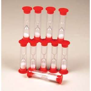  Sand Timers Set of 10 One Minute Timers 