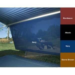 RV Motorhome Trailer Privacy Awning Weave Screen  SunBlocker, Bordeaux 