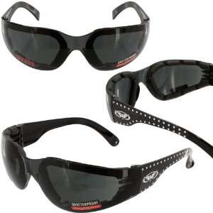Spits Rider Stud Motorcycle Goggles  EVA FOAM Padded   Safety Glasses