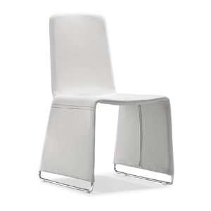  2 PC Nova White Dining Chair Set