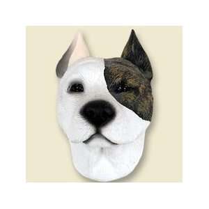  Pit Bull Terrier Brindle Doogie Head 