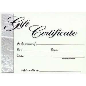  Gift Certificates (Varying Amounts)