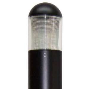   CFL Round Bollard with Dome Top and IES Type III Refractor Quad Tap