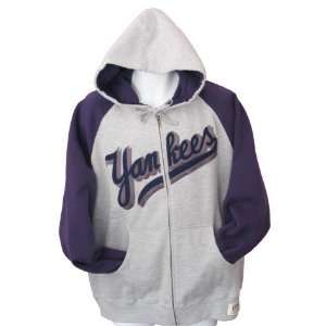  Men`s New York Yankees Drop Shadow Full Zip Cooperstown 