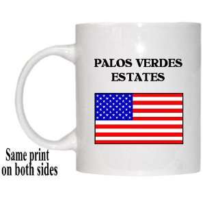 US Flag   Palos Verdes Estates, California (CA) Mug 