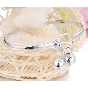  Gift for Girl Friend and Mom white Gold Polished Brancelet 