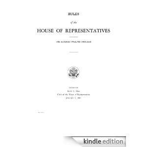 Rules of the House of Representatives   112th Congress Karen L. Haas 