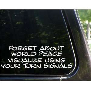  Forget world peace   visualize using turn signals   funny 