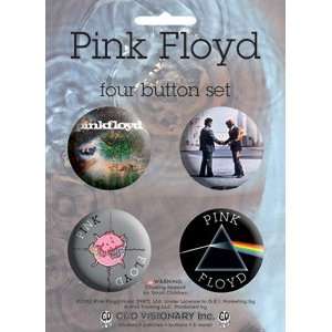  Pink Floyd 4 Button Set **
