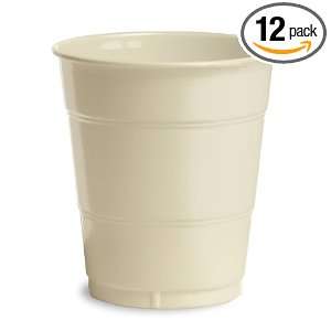  Creative Converting Premium Plastic 12 Ounce. Cups, Ivory 