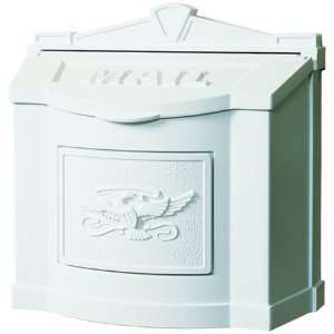  Gaines Level 2 Eagle Wall Mount Mailbox   All White