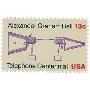  #1683   1976 13c Telephone Centennial Plate Block US 
