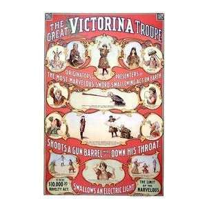   Vintage Art Great Victorina Troupe   14711 3
