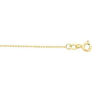  24in 14K Bead Chain 1mm/14kt yellow gold Jewelry