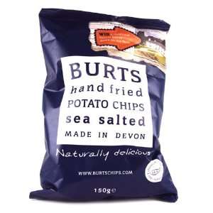 Burts Sea Salt Potato Chips 150g Grocery & Gourmet Food
