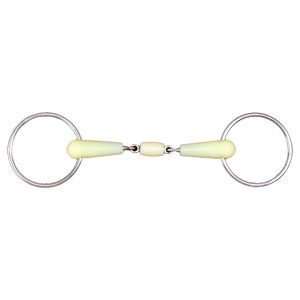 Happy Mouth Thin (16 mm) Double Jointed Loose Ring w/ Roller Mouth Bit
