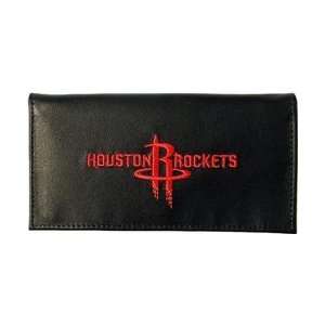  NBA Houston Rockets Leather Checkbook Cover Sports 