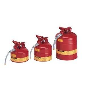 Justrite Type II Steel Safety Cans, Hose Diameter 1 in. (2.5cm 