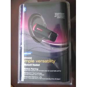 Samsung HM1000 Simple Versatility Bluetooth Headset   RED 
