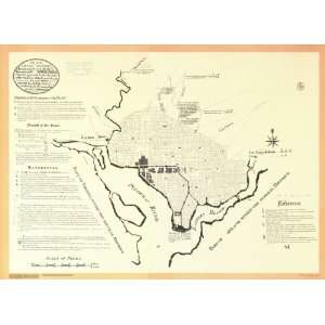  1791 map of Washington, DC