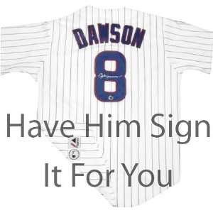  Andre Dawson Chicago Cubs Personalized Autographed Replica 