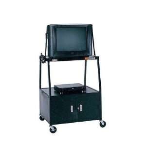    VTI   44 inch Wide Body TV Cart with Cabinet Furniture & Decor