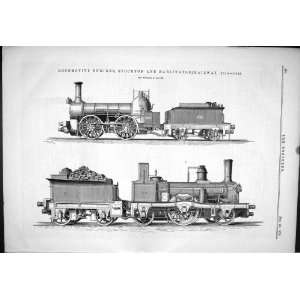  1879 ENGINEERING LOCOMOTIVE ENGINES STOCKTON DARLINGTON 