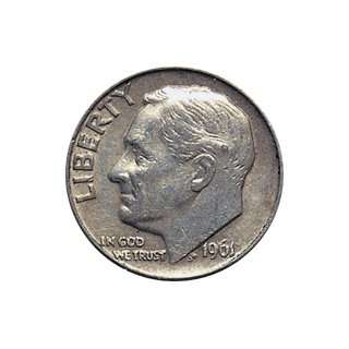  1961 U.S. Roosevelt Silver Dime 