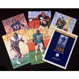  NFL Pro Football Hall of Fame Goal Line Art Cards Class of 
