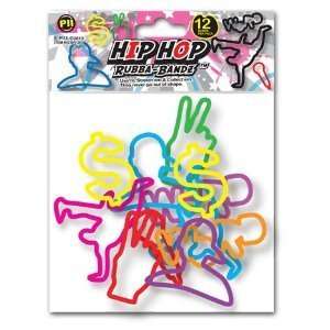   Rubba Bandz Shaped Rubber Bands Bracelets 12Pack Hip Hop Toys & Games