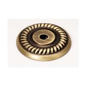 Alno A813 1P Traditional 1 Backplate with Brass Construction Finish 