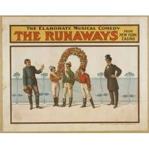   The runaways the elaborate musical comedy from New York Casino. 1908