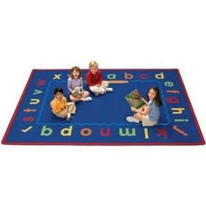  Lowercase Alpha Rectangle Rug