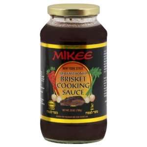 Mikee Sauce Brisket Cooking 25 OZ (Pack of 12)  Grocery 