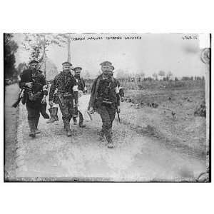  German Marines Carrying Wounded