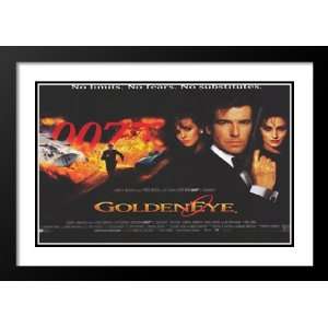 Goldeneye 32x45 Framed and Double Matted Movie Poster   Style F   1995