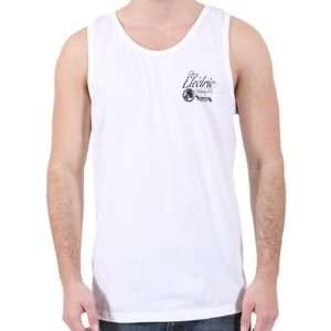 Electric Clothing Co Mens Tank Sportswear Shirt/Top   White / Medium