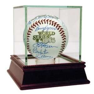  1986 New York Mets Team Signed 1986 World Series Baseball 