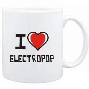  Mug White I love Electropop  Music